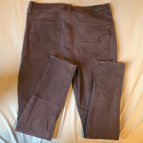 American eagle skinny jeans maroon - Picture 2 of 3